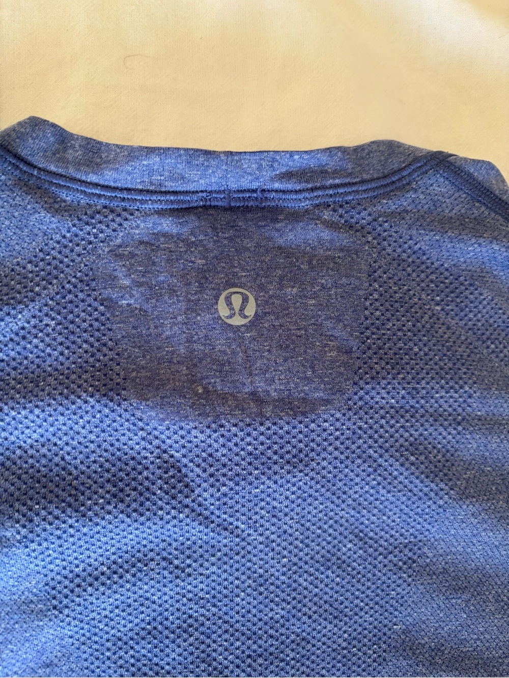 lululemon athletica Blue Short Sleeve Men's Tee